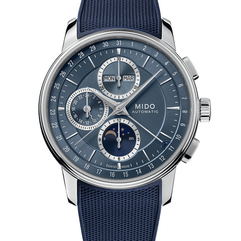 MIDO BARONCELLI CHRONOGRAPH MOONPHASE M027.625.17.041.00