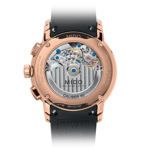 MIDO BARONCELLI CHRONOGRAPH MOONPHASE M027.625.37.061.00