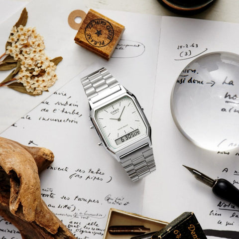 CASIO VINTAGE SERIES AQ-230A-7AMQJF (JAPAN EDITION) - PREORDER (EST ARRIVAL END OF APR)
