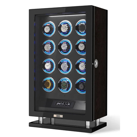 MHB Fingerprint LCD Remote Control Premium Watch Winder - MHB20-012