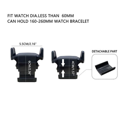 MHB 3-in-1 Fingerprint Lock LCD Remote Control Premium Watch Winder - MHB22B-034