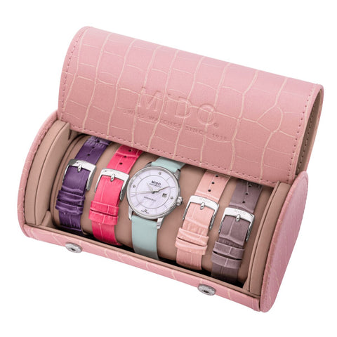 MIDO BARONCELLI SIGNATURE LADY COLOURS M037.207.16.106.00 (WITH EXTRA 4 STRAPS)
