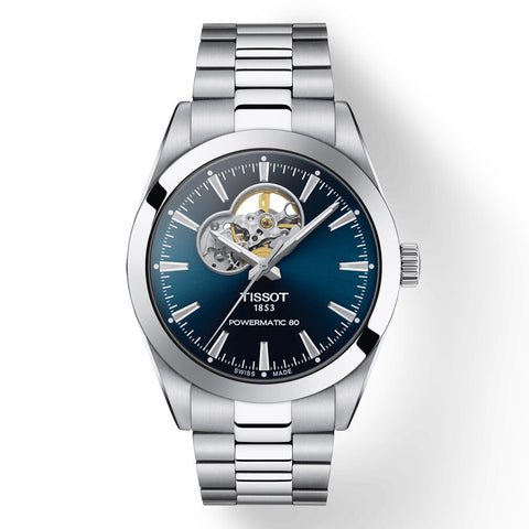 TISSOT GENTLEMAN POWERMATIC 80 OPEN HEART T127.407.11.041.01