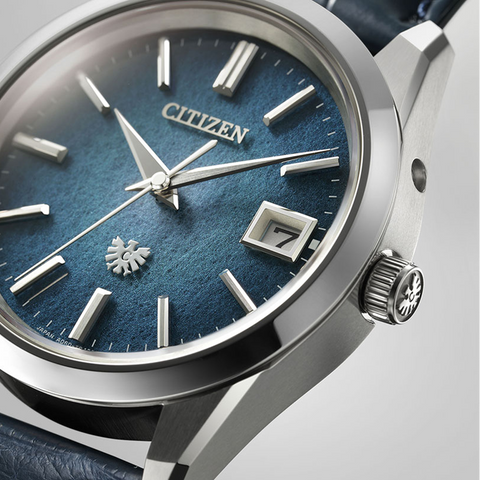 The CITIZEN ECO-DRIVE SUMMER AZURE 紺碧 LIMITED EDITION AQ4100-14L
