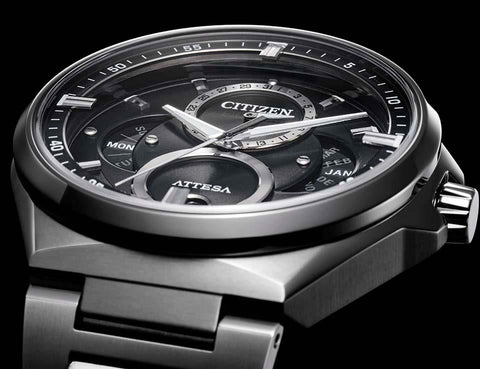 CITIZEN ATTESA TRIPLE CALENDAR MOON PHASE BU0060-68E