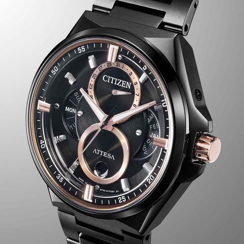 CITIZEN ATTESA TRIPLE CALENDAR MOON PHASE BU0065-64E