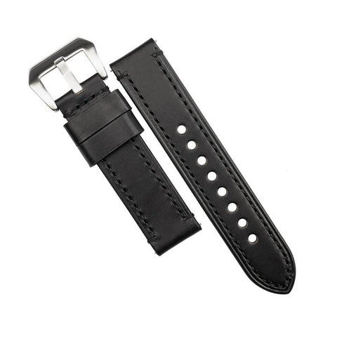 AMMO HORWEEN CHROMEXCEL® LEATHER STRAP - BLACK