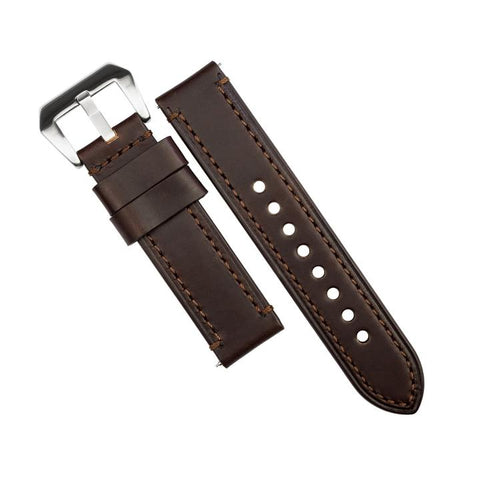 AMMO HORWEEN CHROMEXCEL® LEATHER STRAP - BROWN