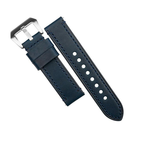 AMMO HORWEEN CHROMEXCEL® LEATHER STRAP - DUBLIN NAVY