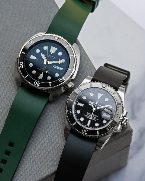 FLUORO RUBBER STRAP - GREEN