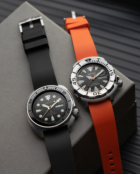 FLUORO RUBBER STRAP - ORANGE