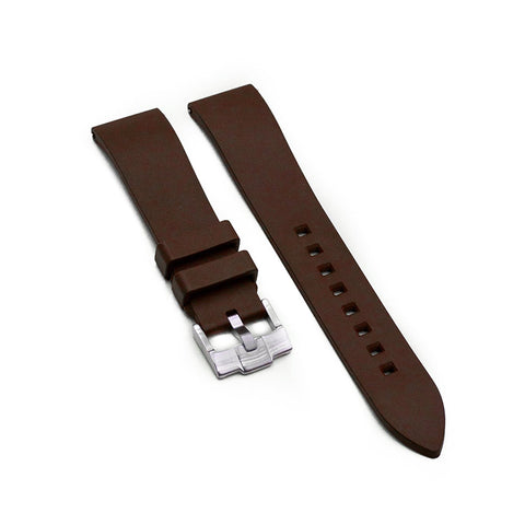 FLUORO RUBBER STRAP - BROWN