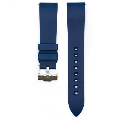FLUORO RUBBER STRAP - BLUE