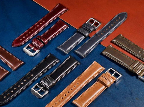 CLASSIC HORWEEN CHROMEXCEL® LEATHER STRAP - OLIVE