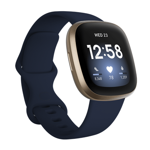 FITBIT VERSA 3 MIDNIGHT/SOFT GOLD