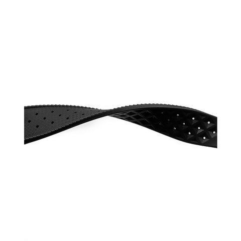 VULCANISED RUBBER TROPIC STRAP - BLACK