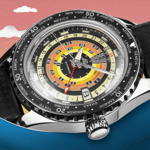 MIDO OCEAN STAR DECOMPRESSION WORLDTIMER SPECIAL EDITION M026.829.17.051.00