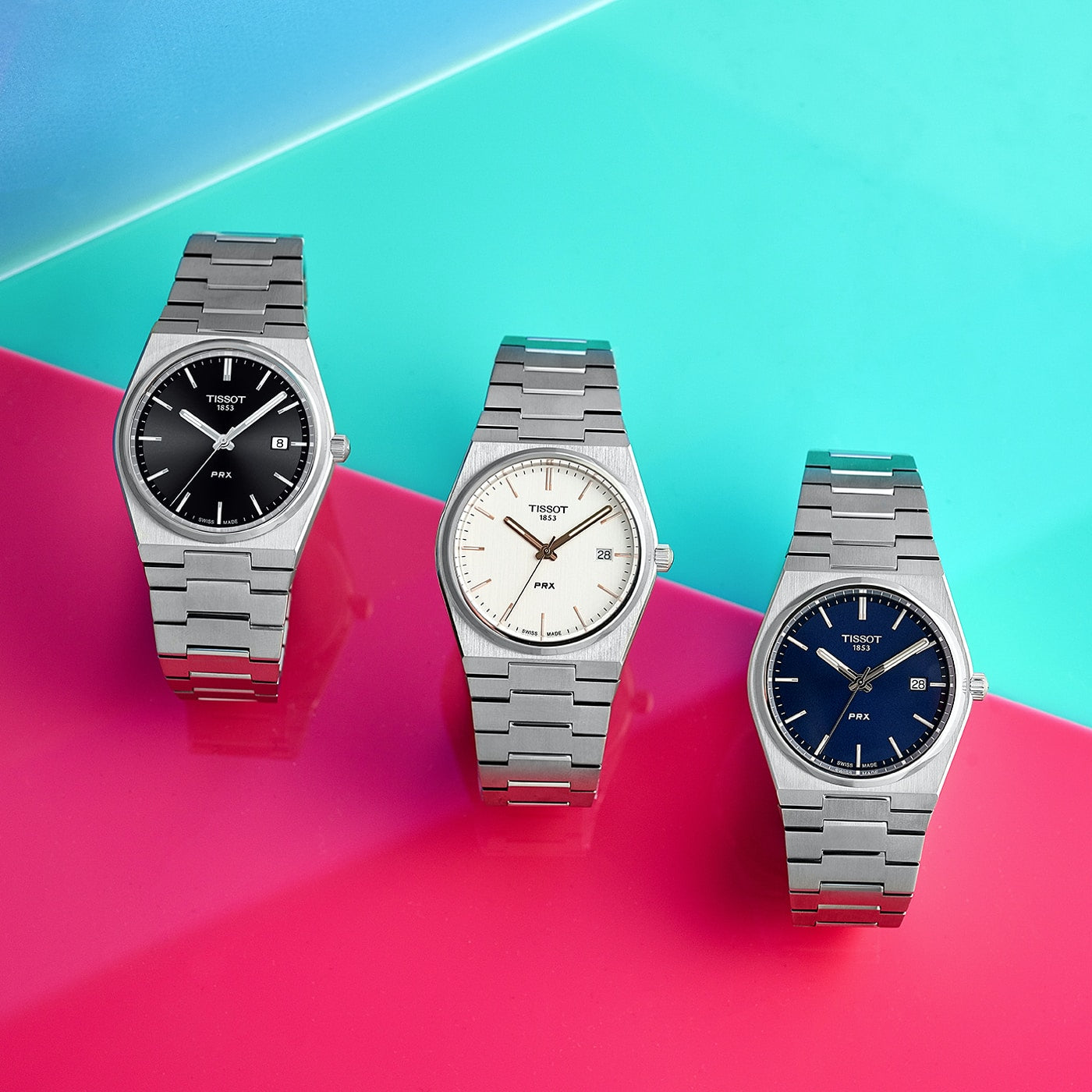 The new Tissot PRX Quartz collection PolyWatch