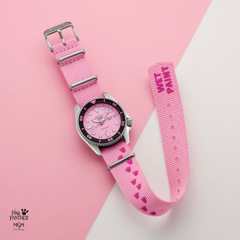 SEIKO 5 Sports PINK PANTHER LIMITED EDITION - SBSA321 (JAPAN EDITION)