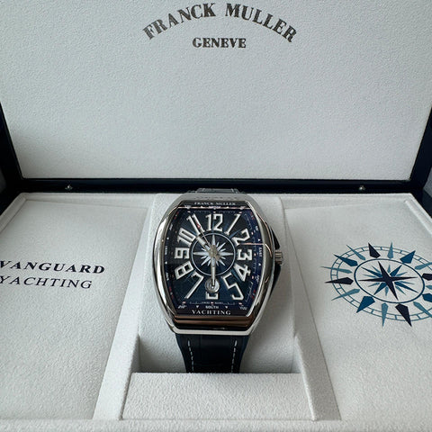 FRANK MULLER VANGUARD YACHTING V41 SC DT [PREOWNED UNWORN] NEW FULL SET NOV 2024