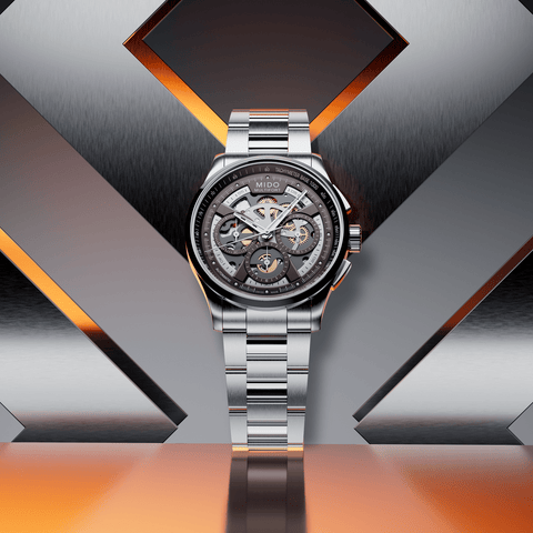 MIDO MULTIFORT SKELETON CHRONOGRAPH M038.662.11.060.00