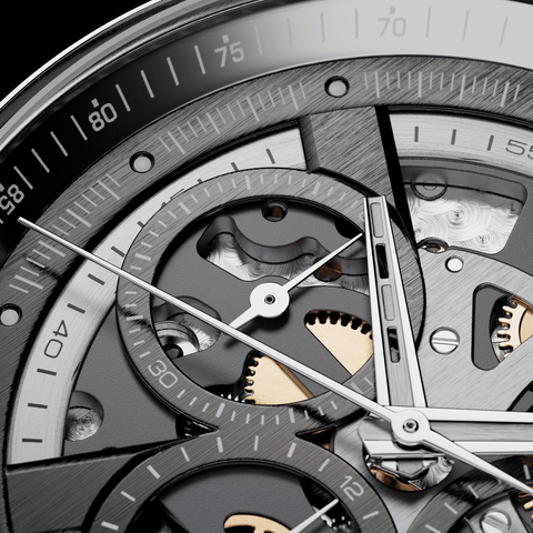 MIDO MULTIFORT SKELETON CHRONOGRAPH M038.662.11.060.00