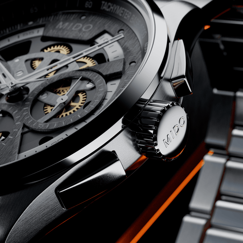 MIDO MULTIFORT SKELETON CHRONOGRAPH M038.662.11.060.00