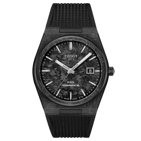 TISSOT PRX POWERMATIC 80 CARBON T137.907.97.201.00