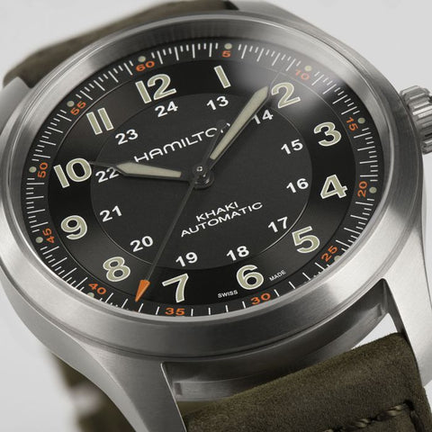 HAMILTON KHAKI FIELD TITANIUM AUTO 38MM H70205830