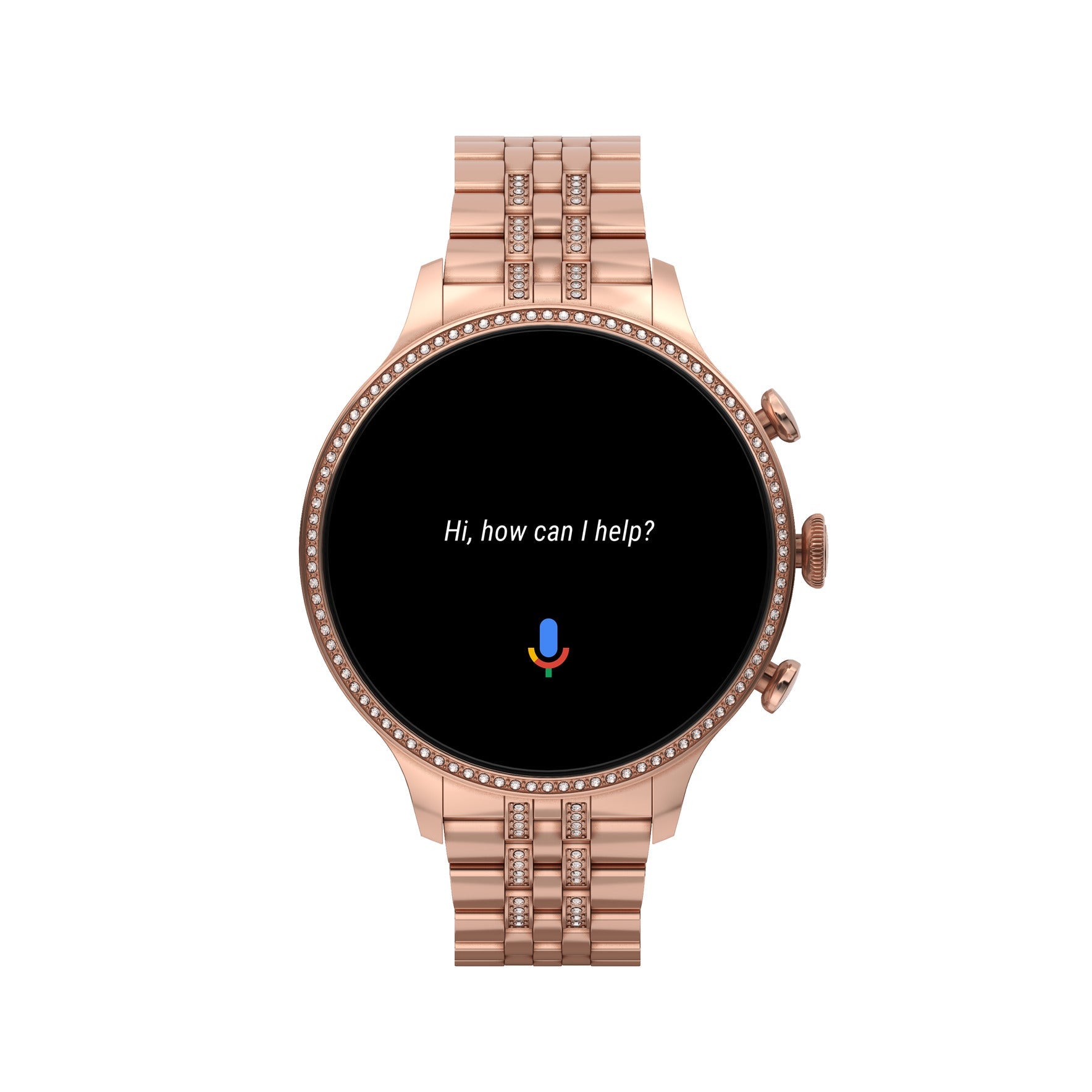 Smartwatch rose gold online fossil