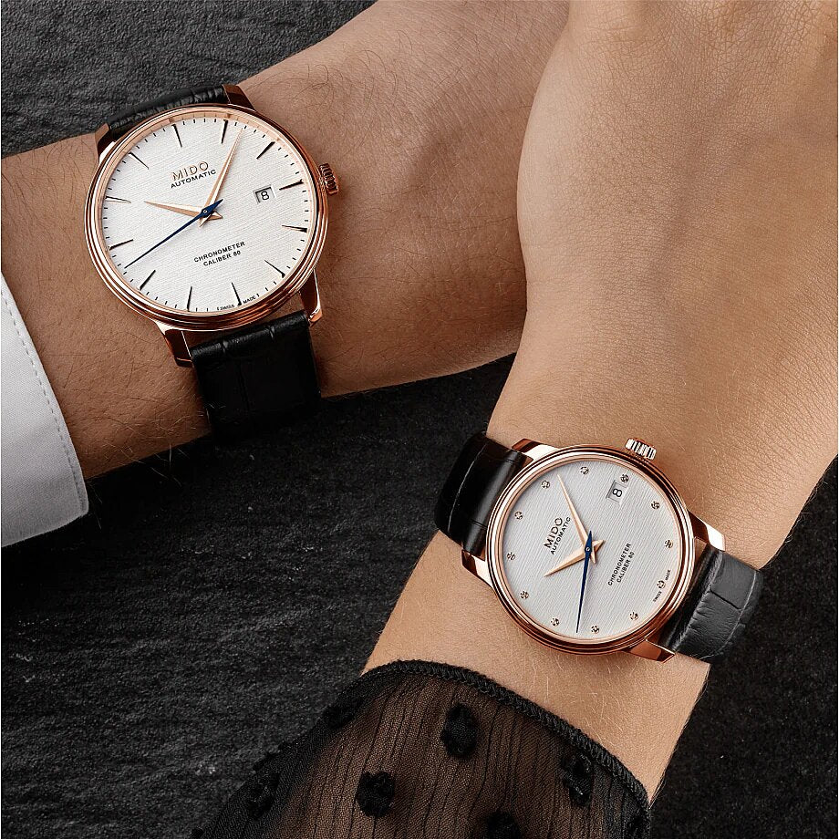 Mido baroncelli discount heritage rose gold