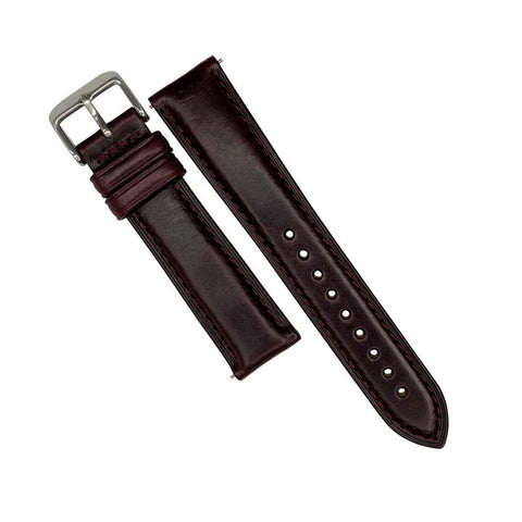 CLASSIC HORWEEN CHROMEXCEL® LEATHER STRAP - BURGUNDY